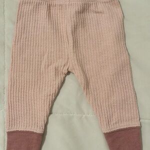 Cloud Island Pink Waffle Knit Leggings